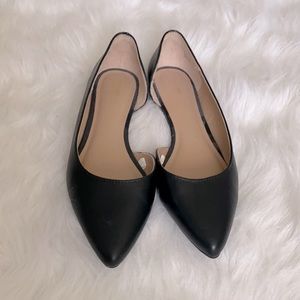 Target Mossimo Black Pointed Toe Ballet Flats